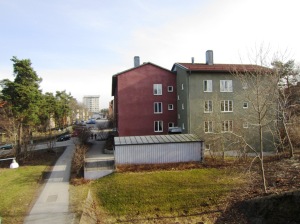 Platsen för Bagarmossens fd tunnelbanestation