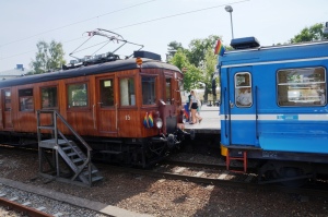 Saltsjöbanans veterantåg, gammalt möter nytt i Saltsjöbaden