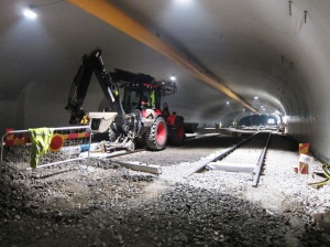 Tunnelbanans depå i Norsborg under byggnad 11