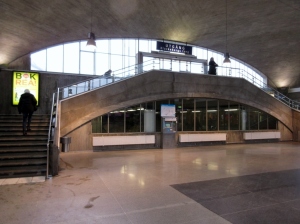 Blackebergs tunnelbanestation, interiör