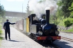 Östra Södermanlands järnväg, Ångansdag 2016, Nian avgår från Läggesta