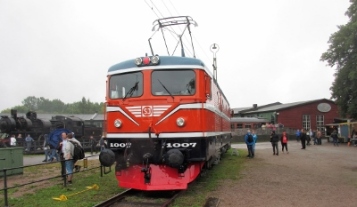 Sveriges järnvägsmuseum, Rc1 1007 på bangården